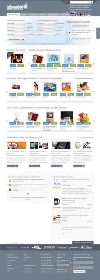 Givester - Geschenksuchmaschine