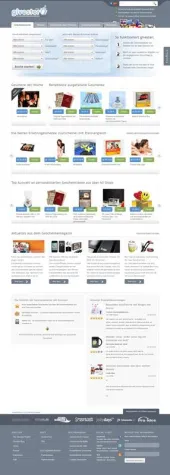 Bild: Geschenksuchmaschine mit Erlebnisgeschenkevergleich