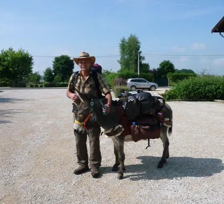 Bild: Pilgerwanderung mit Esel durch Frankreich