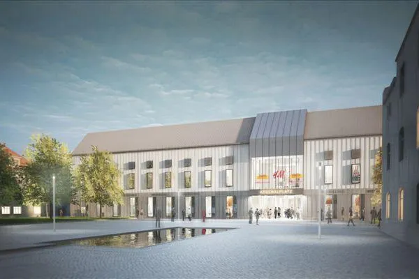 Bild: Startschuss für die Bauarbeiten des Einkaufszentrums am Arsenalplatz in der Lutherstadt Wittenberg