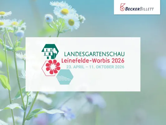 Bild: Die Landesgartenschau 2026 in Leinefelde-Worbis setzt auf das bewährte Kassensystem TOP3 von Beckerbillett
