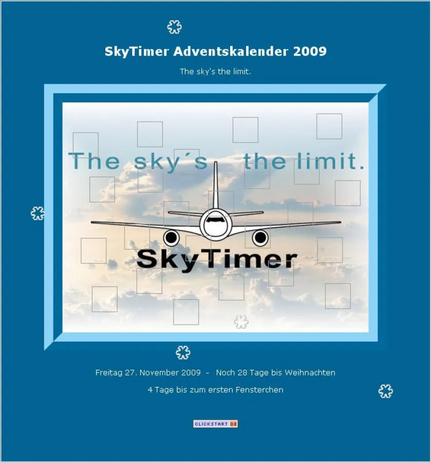 SkyTimer Adventskalender - 24 Überraschungen für Fliegeruhrenfreunde