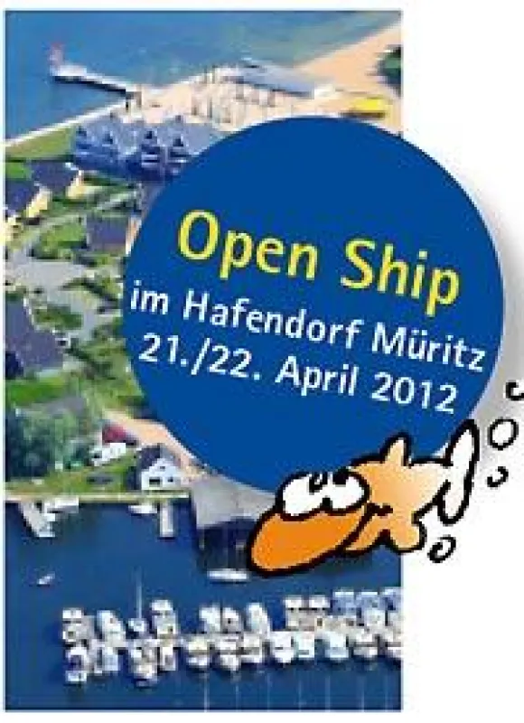 Open Ship im Hafendorf Müritz in der Mecklenburgischen Seenplatte