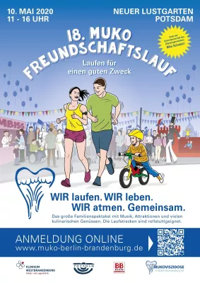 Bild: 18. Freundschaftslauf - Laufen gegen Mukoviszidose - BB-Radio, Bürgermeister, VIPs