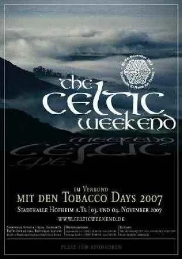 Bild: Einladung zur Pressekonferenz Celtic Weekend