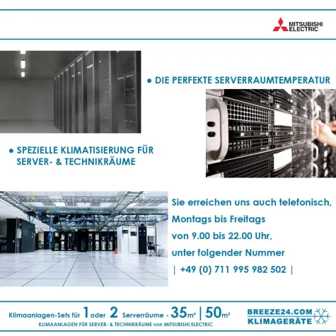 Bild: KLIMAANLAGEN FÜR SERVER- & EDV-RÄUME