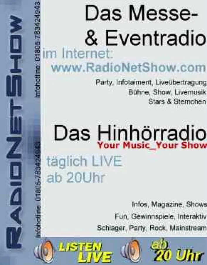 Das Event-und Messeradio RadioNetShow
