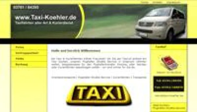 Bild: Relaunch der Website taxi-koehler.de