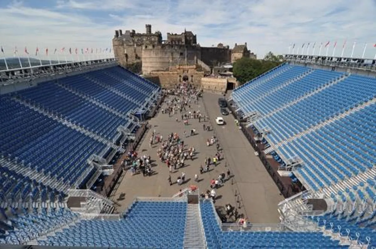 Tribünenanlage für The Royal Edinburgh Military Tattoo