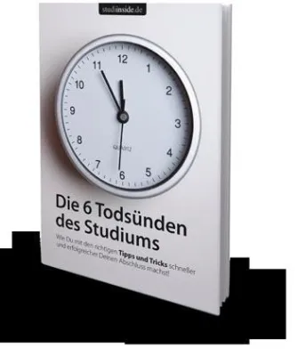 Erfolgreicher Studieren – Gratis-Report "Die 6 Todsünden des Studiums" für Studenten Bild: Erfolgreicher Studieren – Gratis-Report "Die 6 Todsünden des Studiums" für Studenten