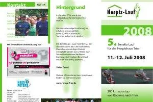 Bild: Der Countdown zum 5. Benefizlauf für das Hospizhaus in Trier läuft
