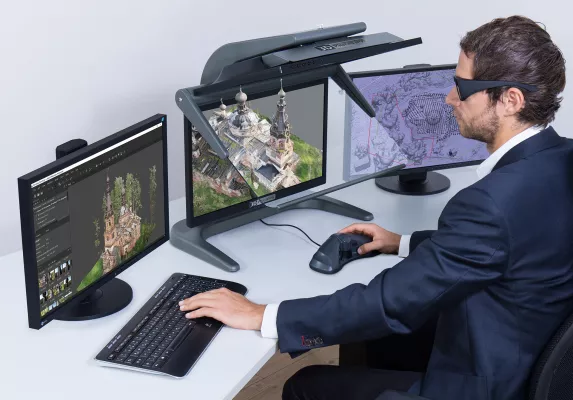 Bild: 3D-Stereo Photogrammetrie auf höchstem Niveau: Agisoft Metashape Pro und 3D PluraView