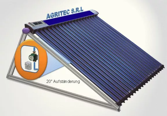 Bild: Kompaktanlage AQUA-Drain DBT-300 H mit Drainback-System zur Warmwassererzeugung