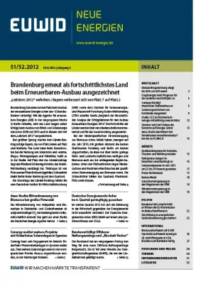 Bild: Ausbau erneuerbarer Energien: Brandenburg vor Bayern und Schleswig-Holstein