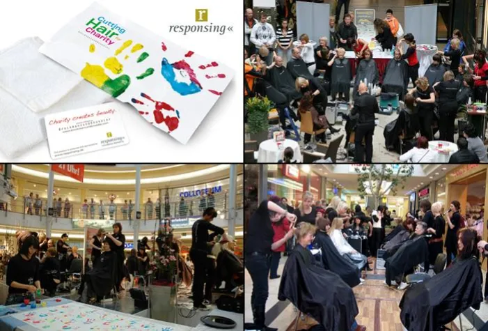 Bild: Helfen macht schön - Unternehmen responsing® unterstützt Aktion „Haare schneiden für einen guten Zweck“