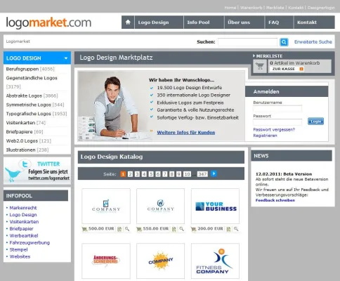 Bild: Logomarket – der neue Platz für Designer
