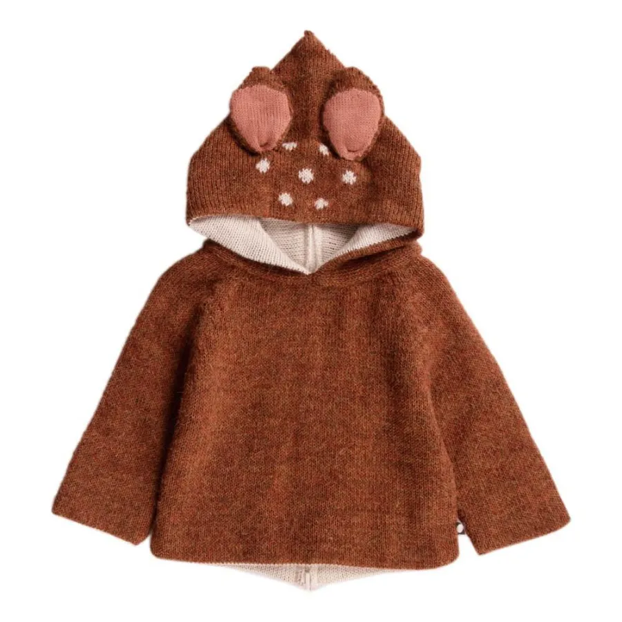 Baby-Burnus-Alpaka-Bambi-von Oeuf NYC zu beziehen über Minicatwalk.com