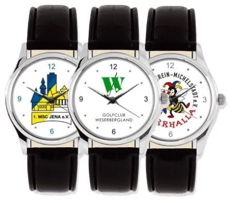 Bild: Logouhren für den Vereinsbedarf: Trendwende bei Fanartikeln