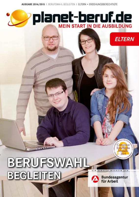 Titelbild Elternmagazin „Berufswahl begleiten“