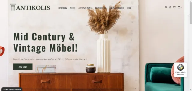 Bild: antikolis.de – Antiquitäten für junge Leute