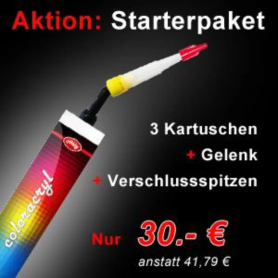 Starterpaket mit 3 Kartuschen