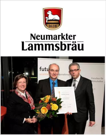 Bild: Lammsbräu-Nachhaltigkeitsbericht auf Platz 1 beim IÖW/future-Ranking 2011