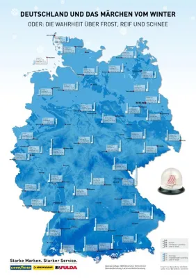 Deutschland und das Märchen vom Winter - Die Abteilung Autohaus von Goodyear Dunlop startet Winterkampagne Bild: Deutschland und das Märchen vom Winter - Die Abteilung Autohaus von Goodyear Dunlop startet Winterkampagne