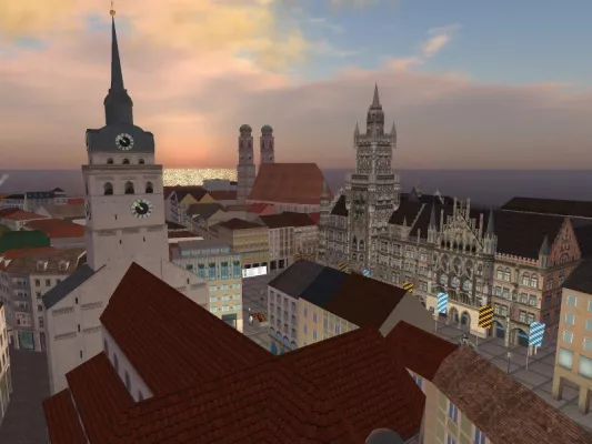 Bild: Parallel zum realen Oktoberfest 2008 startet die virtuelle Wiesn in „MünchenSL“, der Stadt in Second Life®.