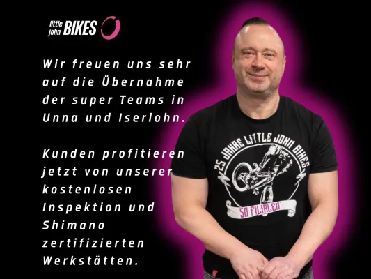 Boom. Radfahrer in Unna & Iserlohn aufgepasst: Gratis Liebe fürs Fahrrad. Little John Bikes übernimmt MegaBike Bild: Boom. Radfahrer in Unna & Iserlohn aufgepasst: Gratis Liebe fürs Fahrrad. Little John Bikes übernimmt MegaBike