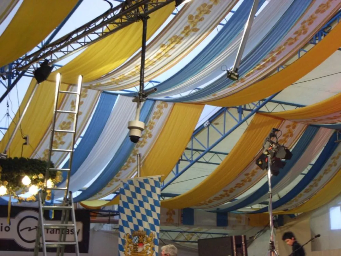 Speeddome im Schallerzelt