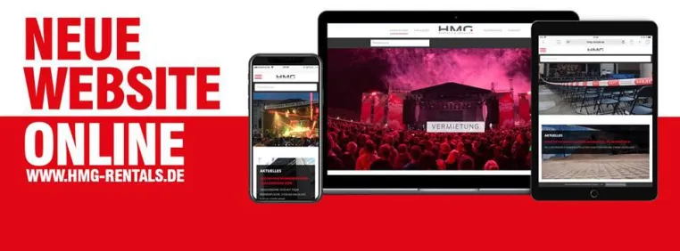 Bild: HMG RENTALS GEHT ONLINE MIT NEUER WEBSITE