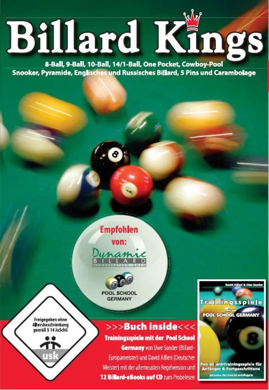 Die Verpackung von Billard Kings (Vorderseite)