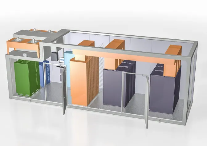 Bild: Complete Data Center: Der Serverraum auf dem Weg zum Rechenzentrum