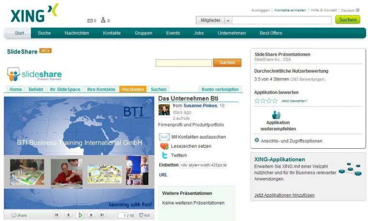 Bild: Mehr Erfolg mit XING, Facebook & Co.