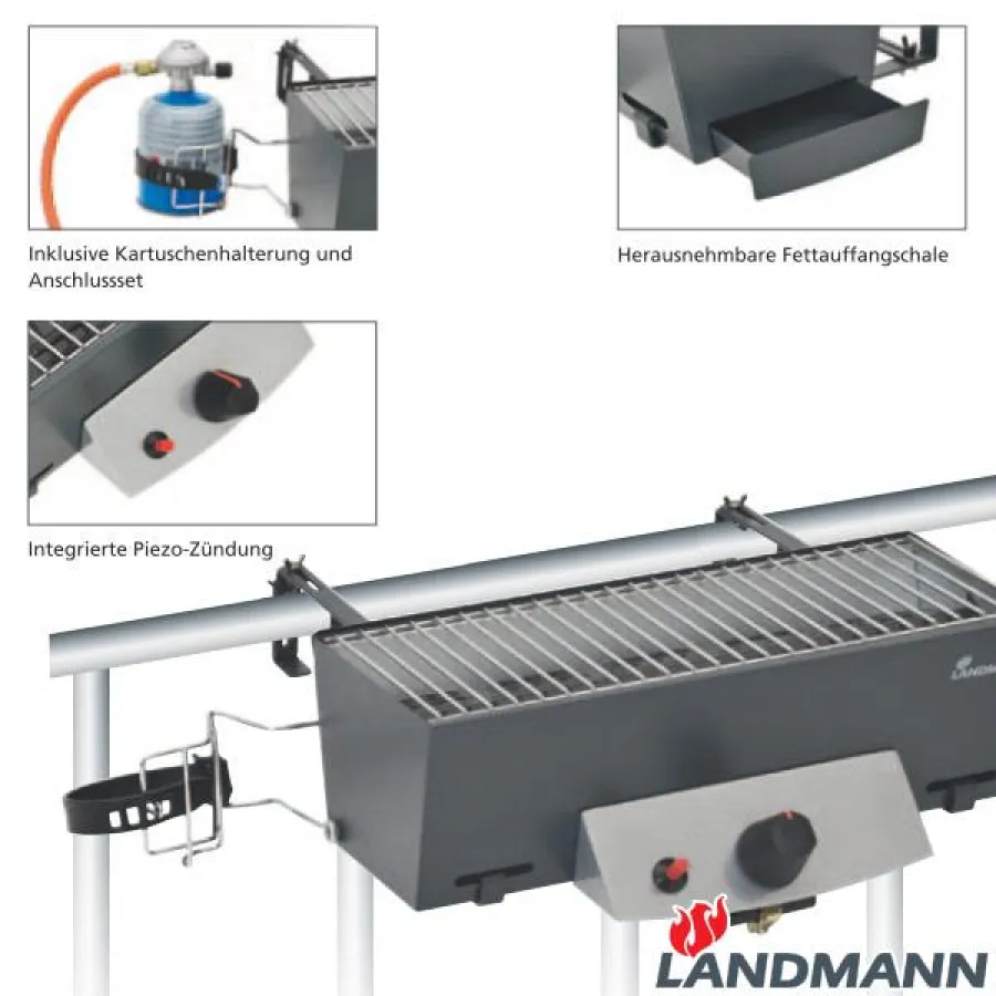 Der neue Gas Balkongrill 12900 von Landmann