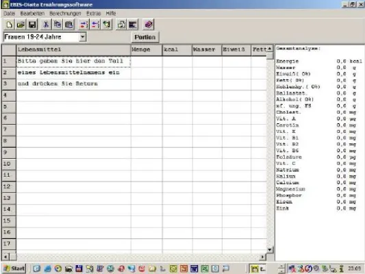 Bild: Ernährungsanalyse per „Mausklick“ - EBIS-diaita rechnet ab mit Fehlernährung und Übergewicht