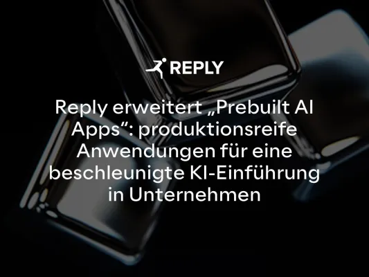 Bild: Reply erweitert "Prebuilt AI Apps"
