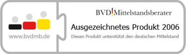 Bild: Ausgezeichnetes Produkt 2006 – Bundesverband Deutscher Mittelstandsberater e.V. stellt sein neues Gütesiegel vor