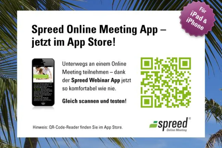 Spreed Online Meeting steigert Produktivität mit mobilen Apps Bild: Spreed Online Meeting steigert Produktivität mit mobilen Apps