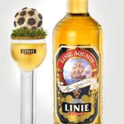 Bild: Linie Deckeldrink-Idee für die WM - Nichts ist bei der WM wichtiger als die Tor-Linie