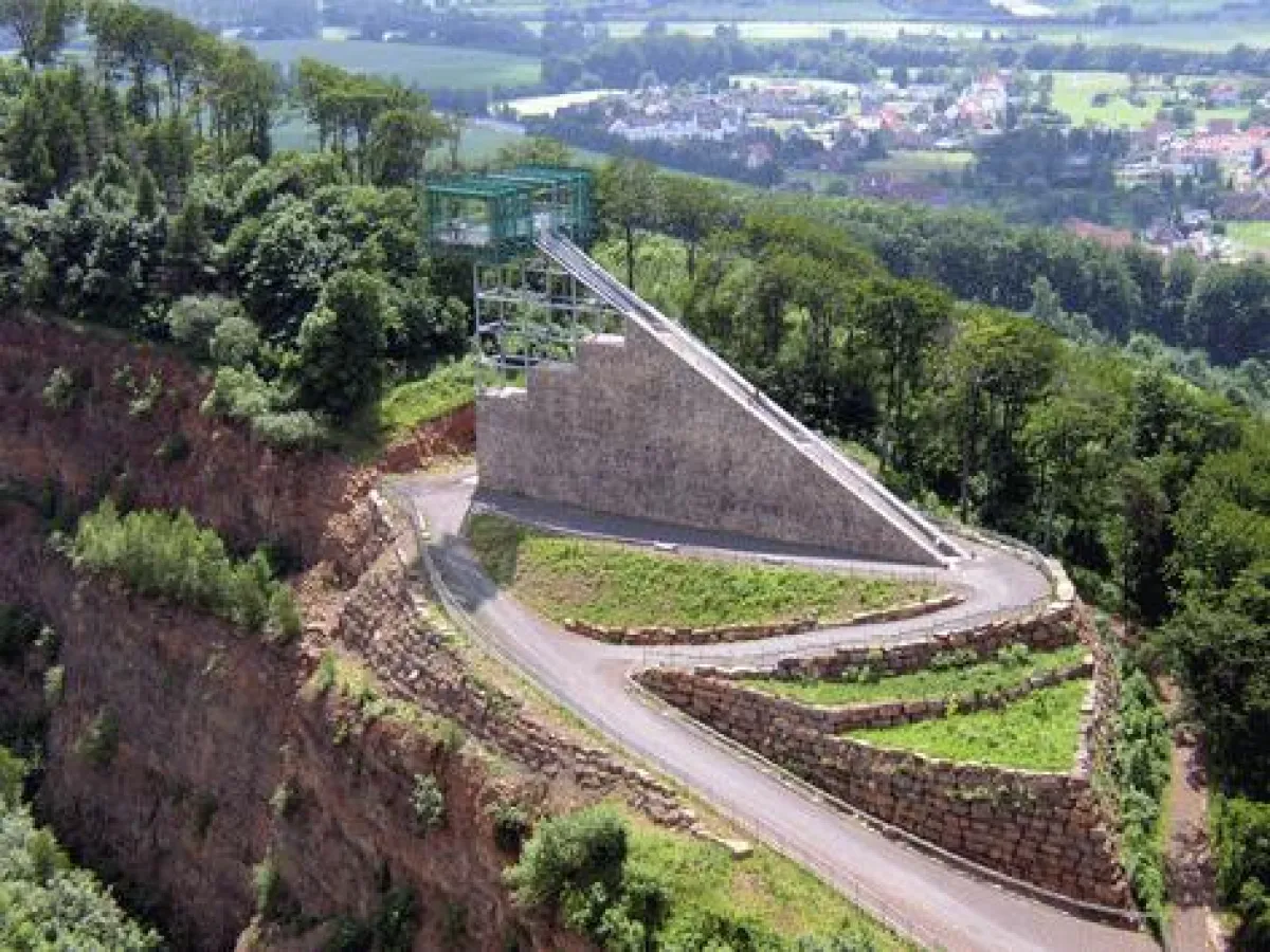 Der Jahrtausendblick ist das Wahrzeichen des steinzeichens