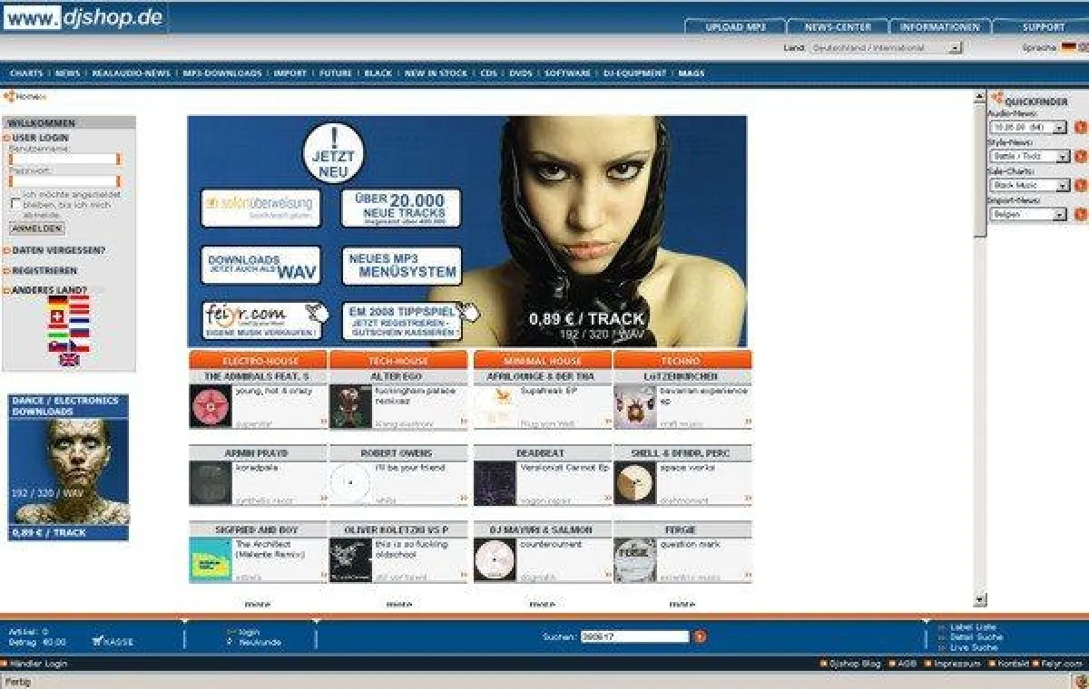 djshop.de Screenshot