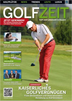 Bild: GOLFZEIT 01 2015 – Der Mittelbayerische Verlag präsentiert die neue Frühjahrsausgabe!