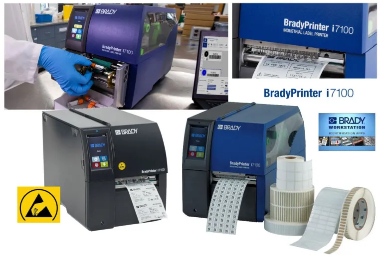 Bild: Brady i7100: Zuverlässiger Industrie Highspeed Etikettendrucker