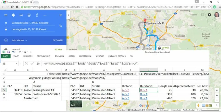 Kreativität mit der Hyperlink-Funktion von Excel Bild: Kreativität mit der Hyperlink-Funktion von Excel