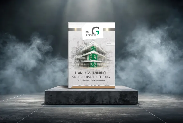 Neuauflage des Planungshandbuchs für Sicherheitsbeleuchtung von GAZ Bild: Neuauflage des Planungshandbuchs für Sicherheitsbeleuchtung von GAZ