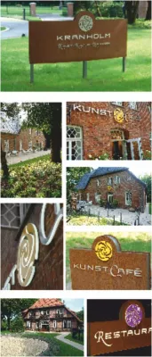 Bild: Kunst und Lichtwerbung in Symbiose