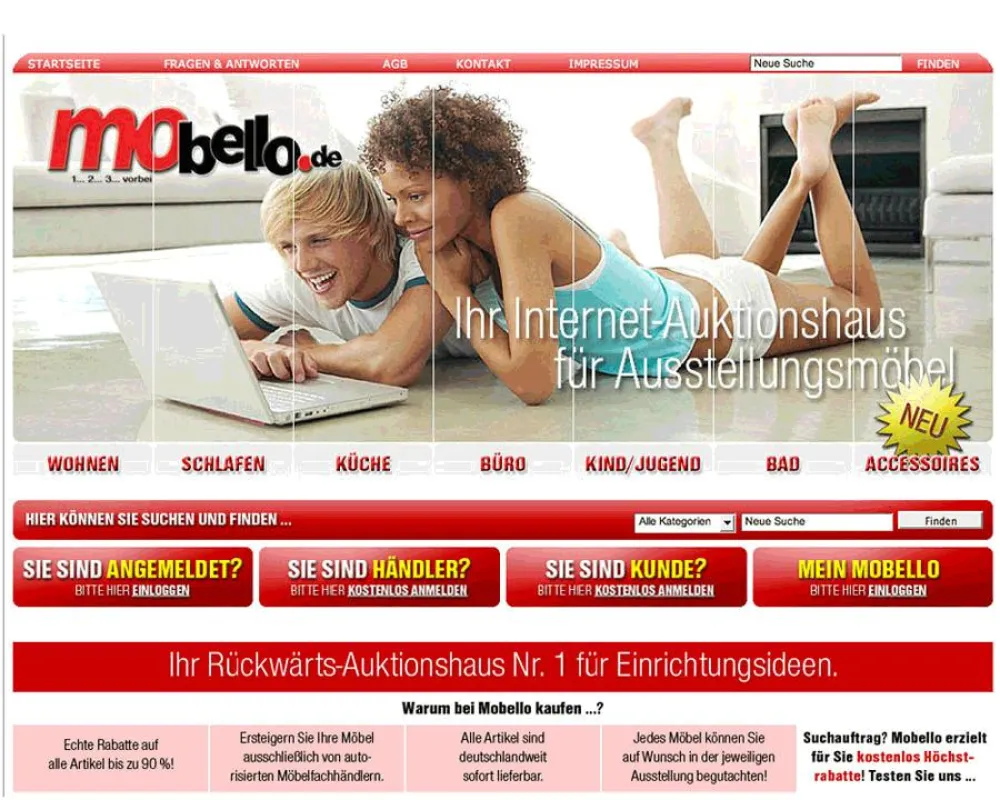 Mobello Startseite