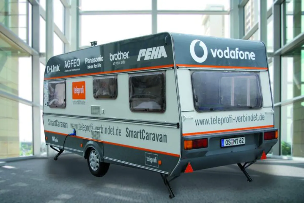 Der SmartCaravan zeigt intelligente Vernetzung auf kleinstem Raum