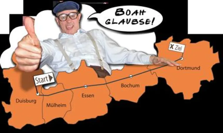 Sie radeln wieder und Herbert Knebel kommt mit Bild: Sie radeln wieder und Herbert Knebel kommt mit